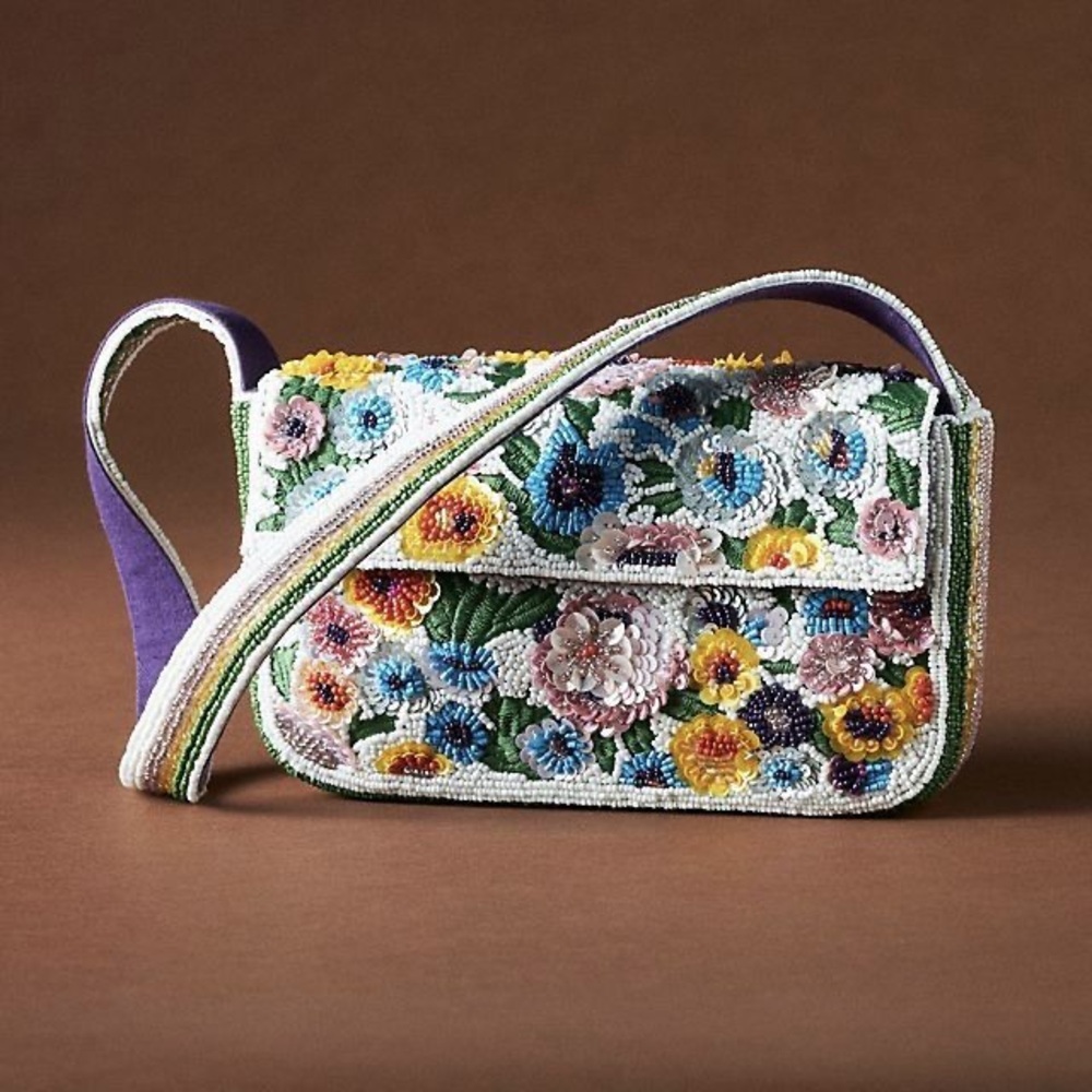 Anthropologie Beaded Bag rare
